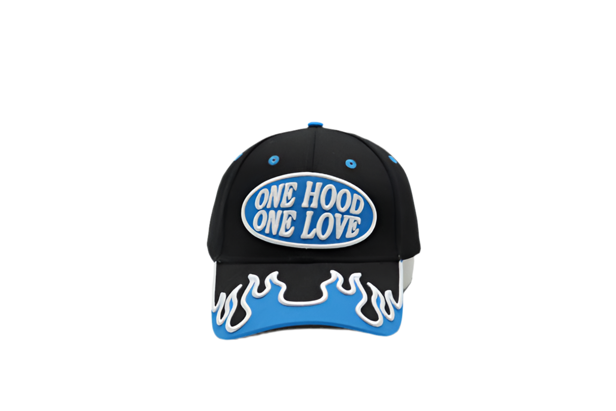 One Hood One Love Flame SnapBack